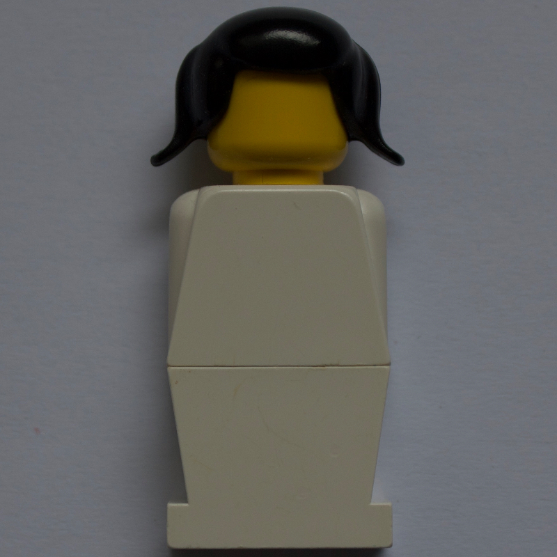 Lego LEGOLAND Female White Torso, White Legs