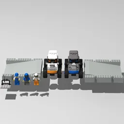 Monster truck play set