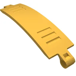 Technic Panel Curved 3 x 13 / Bright Light Orange