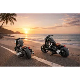 All Black Custom Chopper
