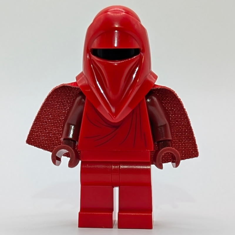 Lego Royal Guard, Dark Red Hands, Short Cape