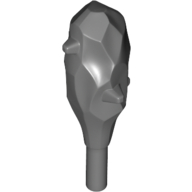 Lego Weapon Club Small, Spikes (Caveman) / Dark Bluish Gray