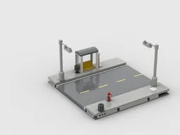 Custom road plate