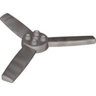 Lego Duplo Rotor 3 Blade for Large Helicopter (Propeller) / Pearl Light Gray
