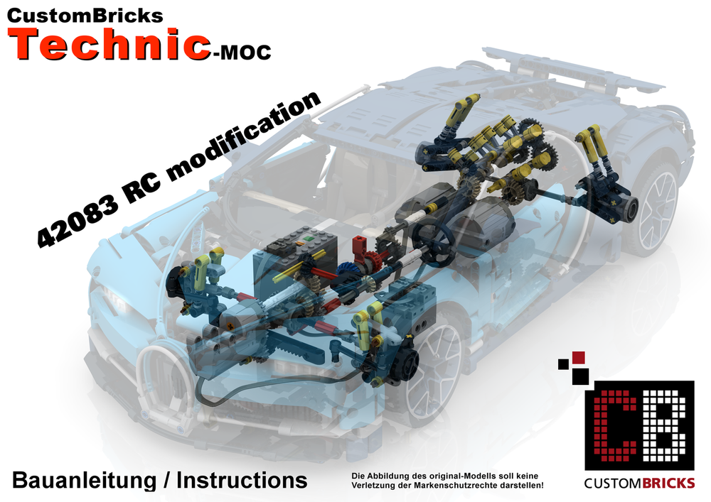 Lego Custom RC 42083 modification