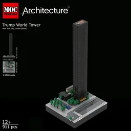 Trump World Tower (1:1000 scale)