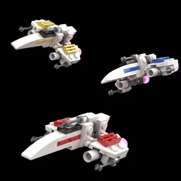 E-Wing Starfighter - 1 : 144 Scale - Star Wars Legends - Mini