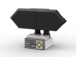Futuristic TV - Minifig Scaled