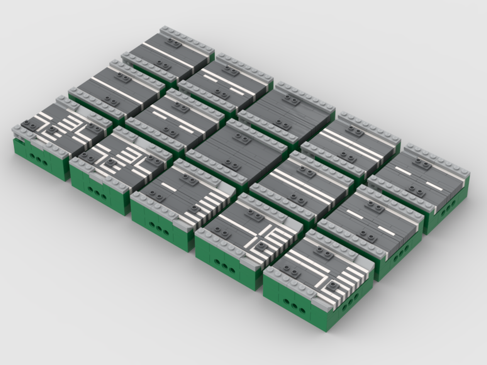 Lego Micro Modular Roads Straight