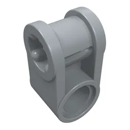 Technic Axle and Pin Connector Perpendicular / Pearl Light Gray