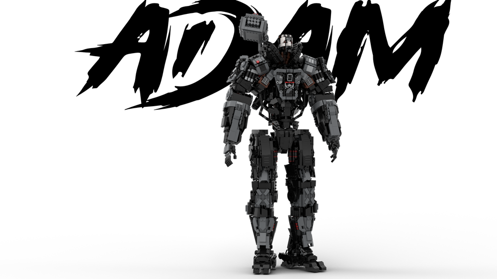 Lego Adam Smasher - Cyberpunk 2077 - anatomically correct - Pose Able - For Advanced Builders - Free Digital Model File