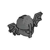 Lego Helmet with Bat Wings / Dark Gray