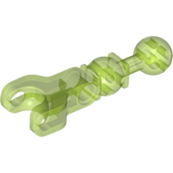 Lego Large Figure Skeletal, Limb with Ball Joint on Axle and Ball Socket and Hole / Trans-Bright Green