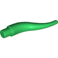 Lego Animal Body Part, Horn (Cattle) / Tentacle / Vine / Branch / Tongue - Long / Green