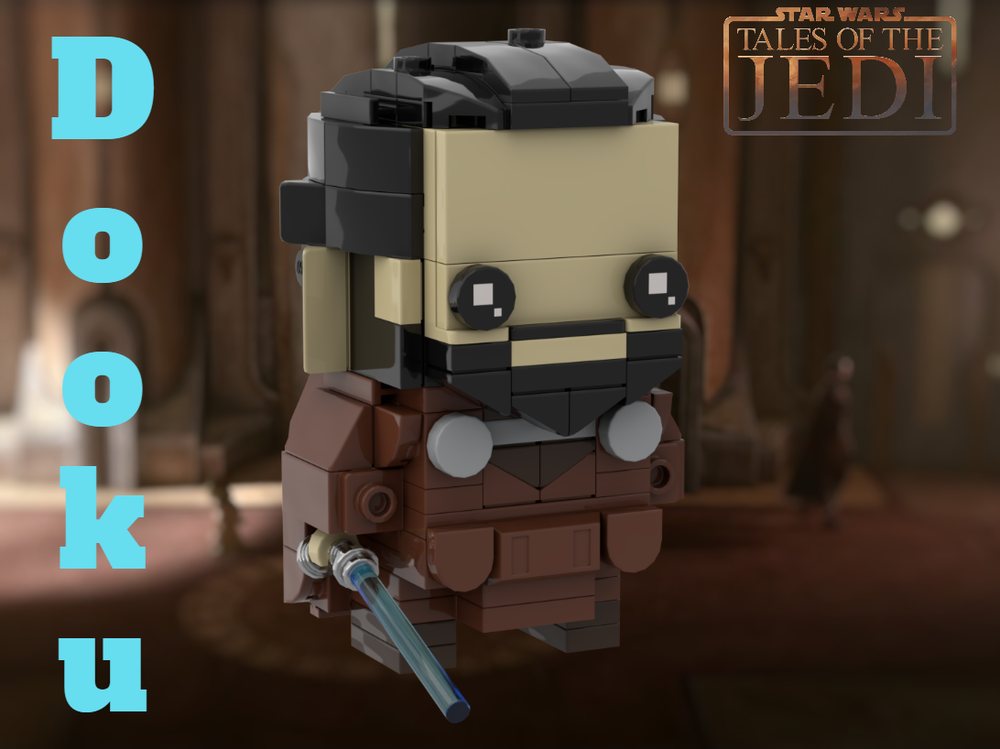 Lego Count Dooku Brickheadz