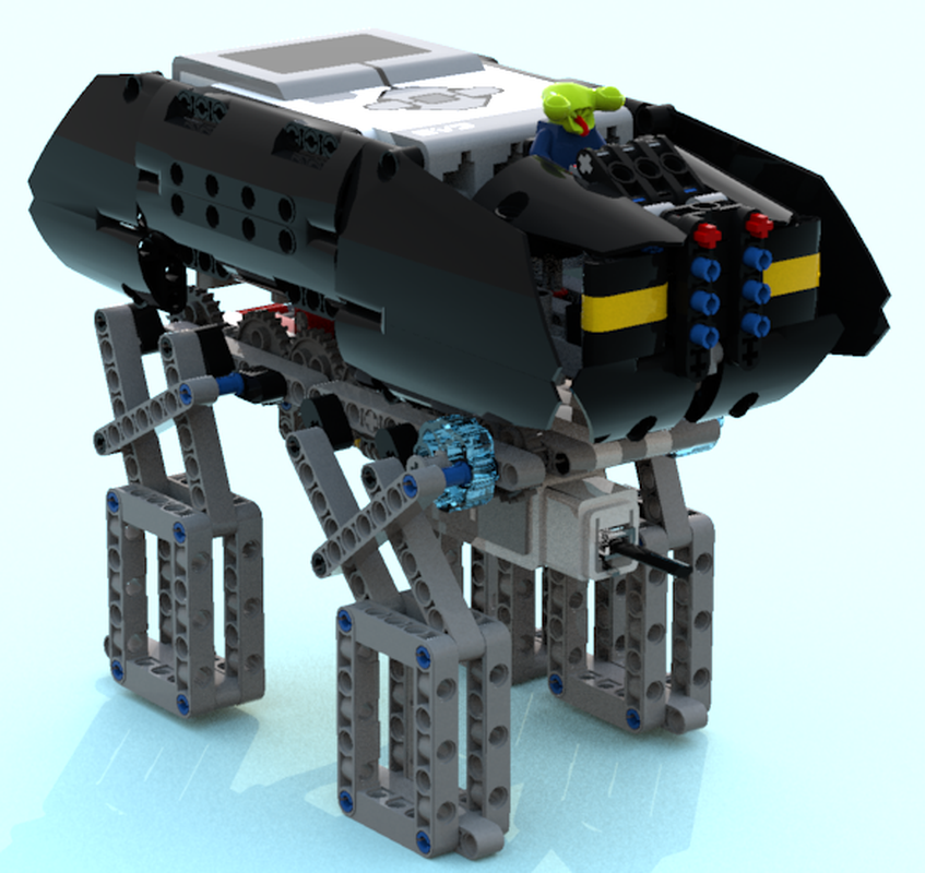 Lego 4 leg walker robot