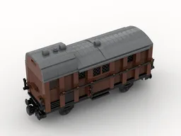 Caboose Freight Wagon (8w)