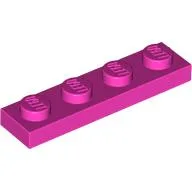 Plate 1 x 4 / Dark Pink