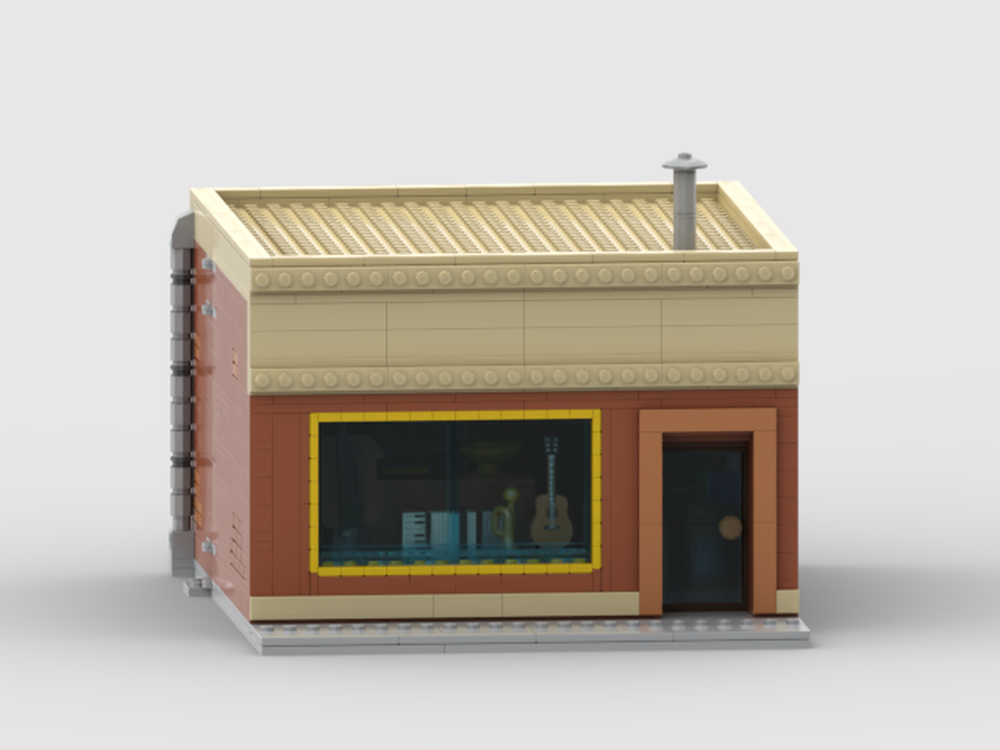 Lego King Toot's Music Store The Simpsons