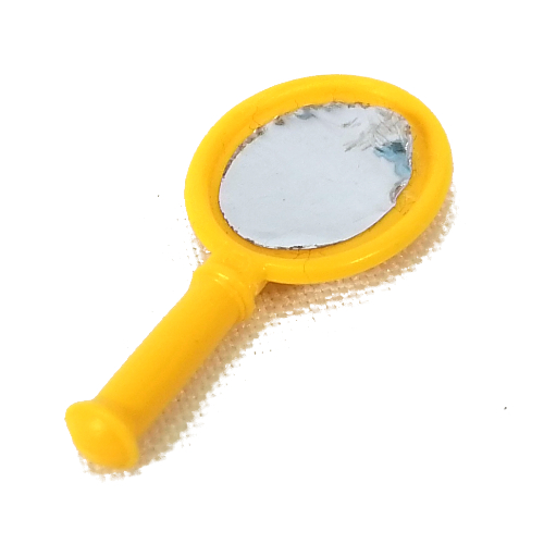 Lego Belville / Scala, Equipment Hand Mirror / Yellow