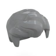 Lego Hair Front Quiffed Right / Light Bluish Gray