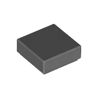Tile 1 x 1 with Groove / Dark Bluish Gray