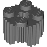 Brick Round 2 x 2 [Grill] / Dark Bluish Gray