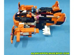Megatron (Transformers Earthspark) using set 31129