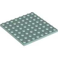 Plate 8 x 8 / Aqua