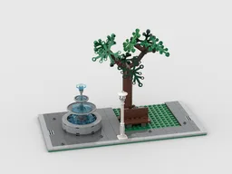 Modular Street Corner #2 (with fountain)