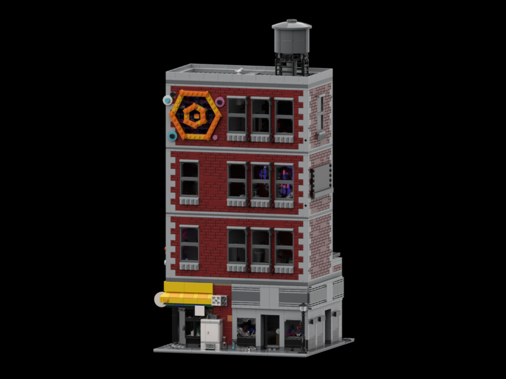 Lego Spider-Man Apartments, Deli, and Jewelry Store