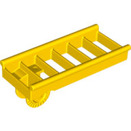 Lego Duplo Ladder with Base Locking Ring, Short (Fire) / Yellow