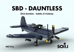 SBD-Dauntless - Dive bomber - The battle of Midway 1/35