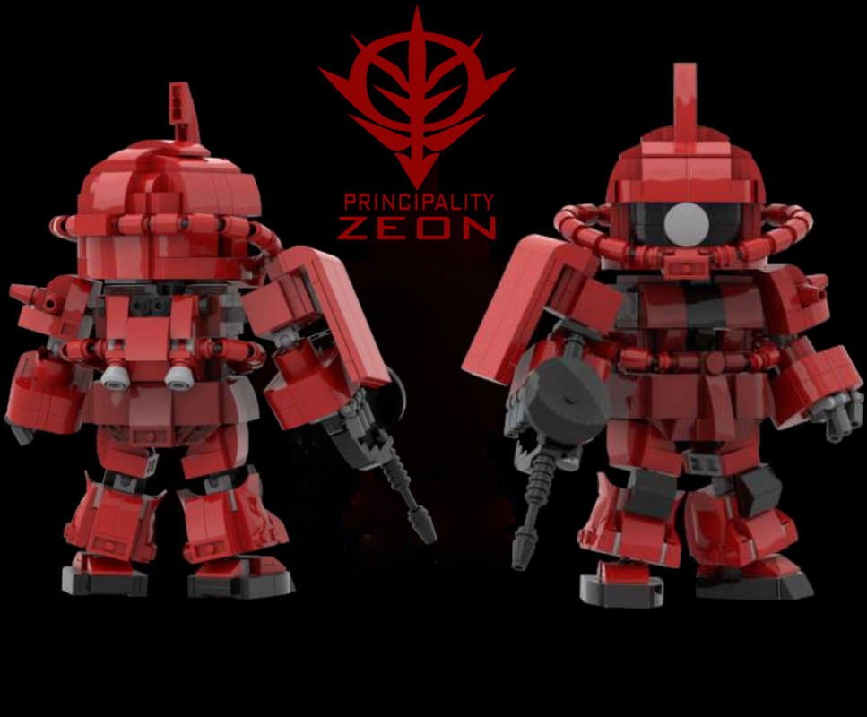 Lego MS-06S Zaku II -Gundam 0079-