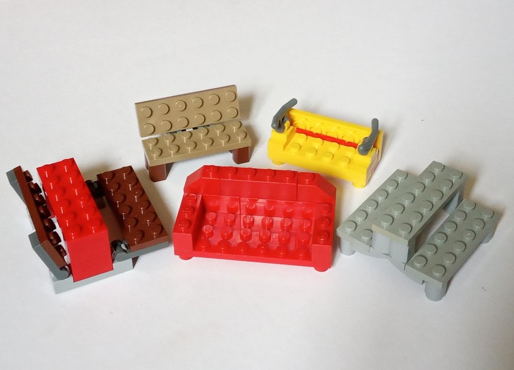 Lego 5 minifigure sized seats