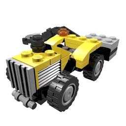 31014 Small tractor with mower crane