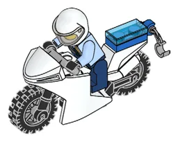 Policeman & Motorbike