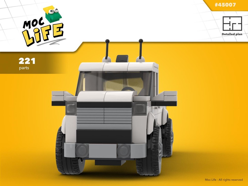 Lego Toyota Tundra quad cab long bed