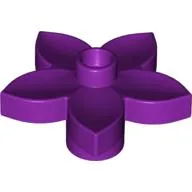 Duplo Plant, Flower with 1 Top Stud / Light Purple