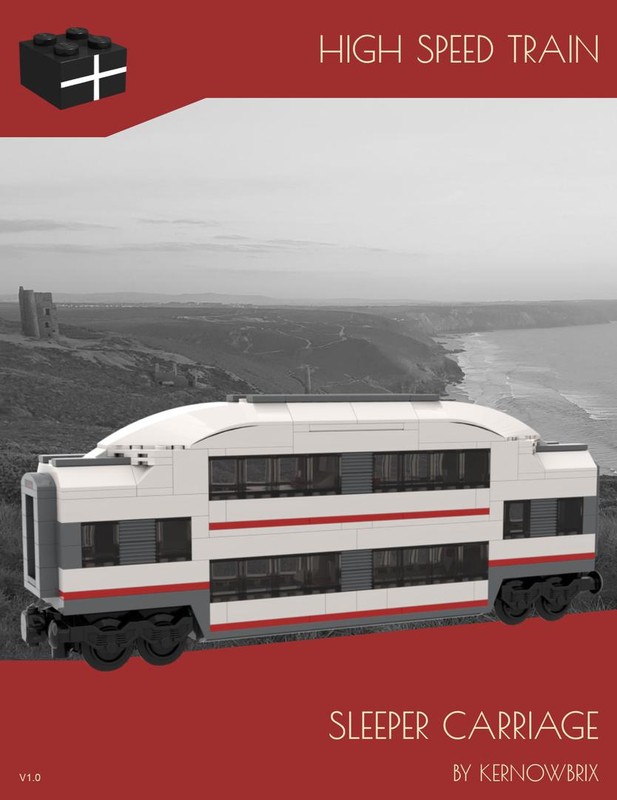 Lego High Speed Train Sleeper Coach