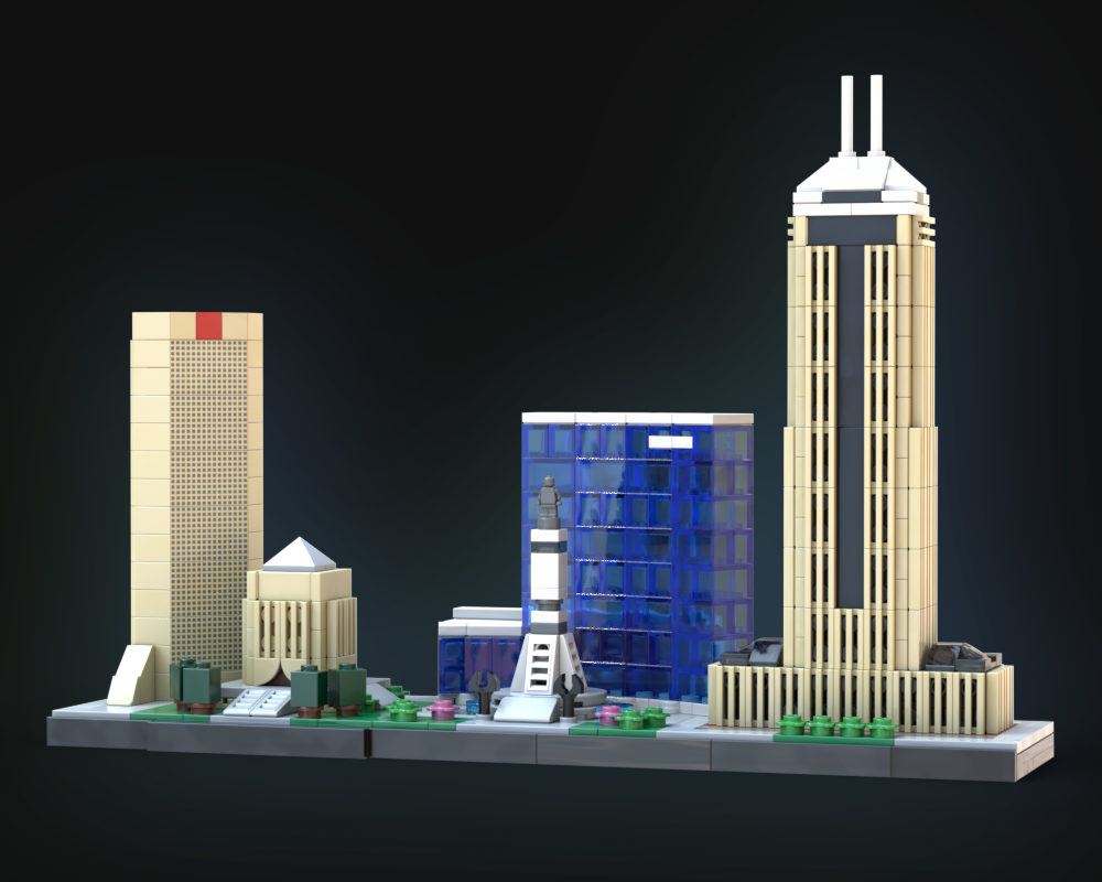 Lego Indianapolis Skyline