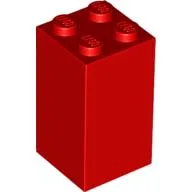 Brick 2 x 2 x 3 / Red