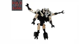 Brick-built General Grievous figure