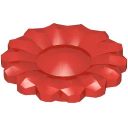 Belville / Scala, Plant Flower with 14 Petals Type 1 / Red