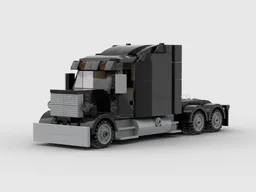 Square Nose 10-Wheeler Semi Truck