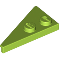 Lego Wedge Plate 2 x 4 27° Right / Lime