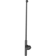 Lego Equipment Fishing Rod 12L, Vertical Line Hole / Black