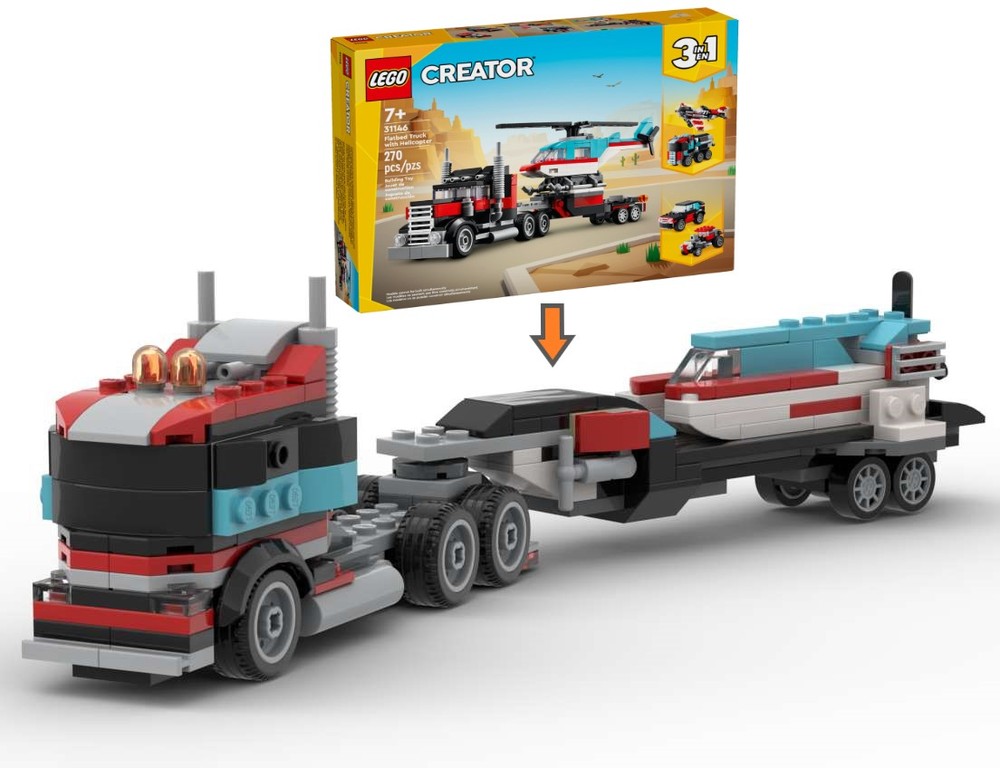 Lego 31146 Truck & Trailer & RaceBoat