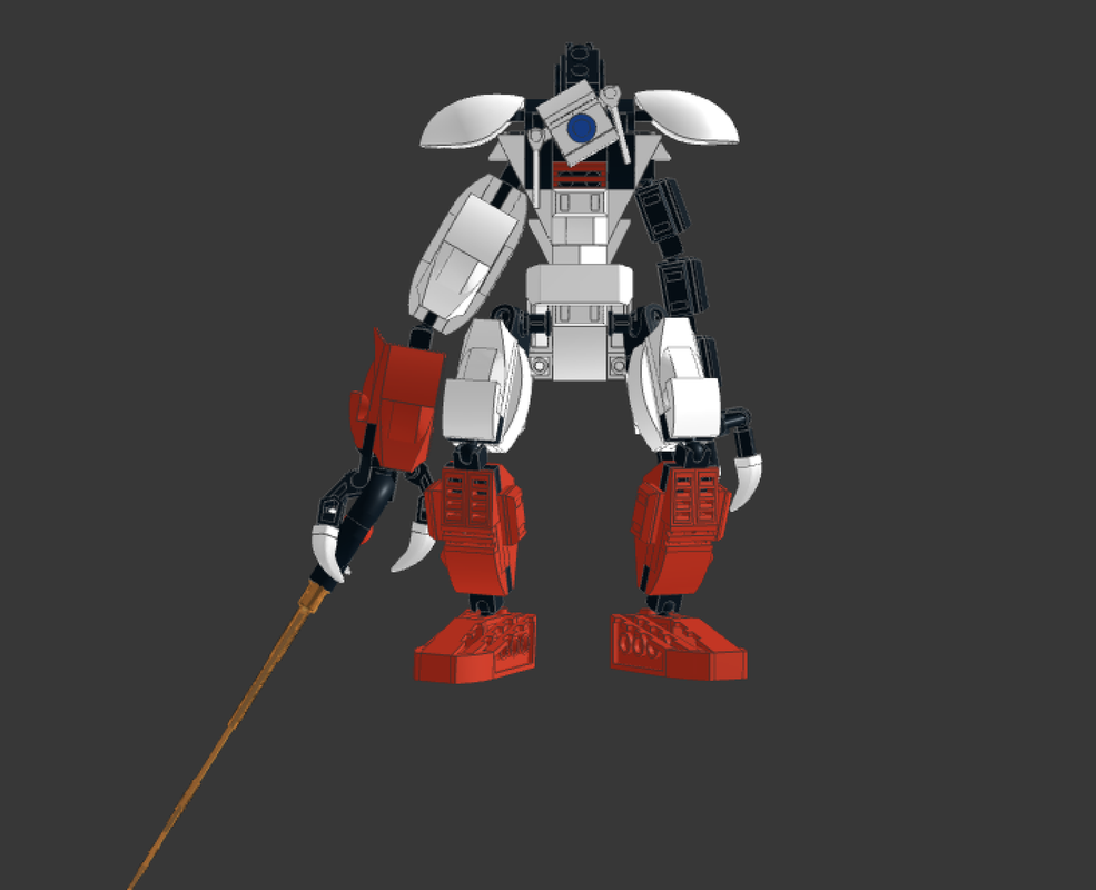 Lego Red & White Mech