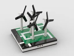 Wind turbine farm for a Mini Modular City